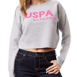 U.S. Polo Assn. Cropped Sweater